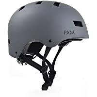 PANK Casco Patinete Eléctrico- Bicicleta Urbana- Patines y Skateboard. Luz LED Posterior Multi posición. Diseño Muy…